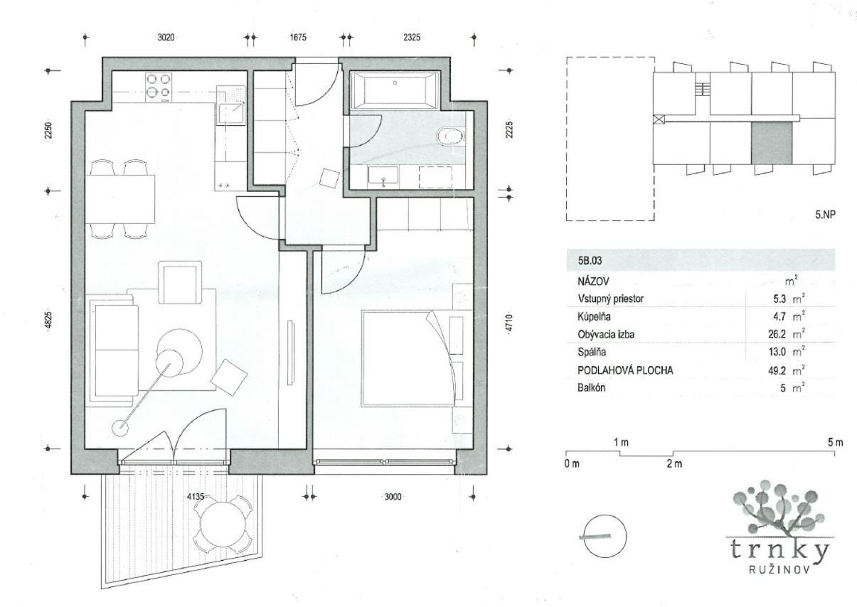 Air-Conditioned, 2 Room Apartment With Terrace Bratislava Ngoại thất bức ảnh